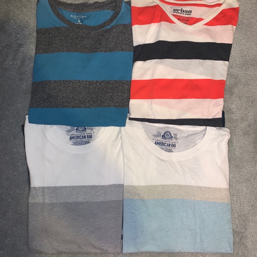 4 striped shirt bundle!!!!